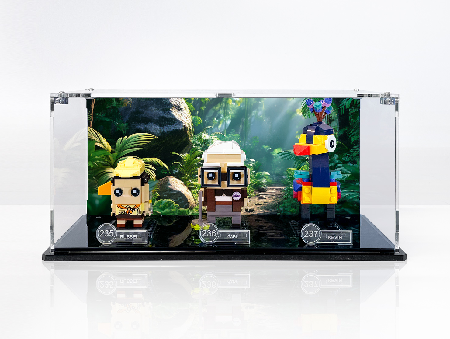 Display case for LEGO® Brickheadz: Carl, Russell & Kevin - 40752