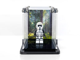 Forest moon of Endor Scout troopers UV printed Minifigure display case