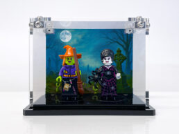 Haunted Cemetery double UV printed Minifigure display case