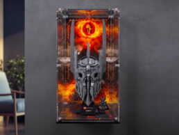LEGO® The Lord of the Rings: Sauron's Helmet (11373) Wall Mounted Display Case