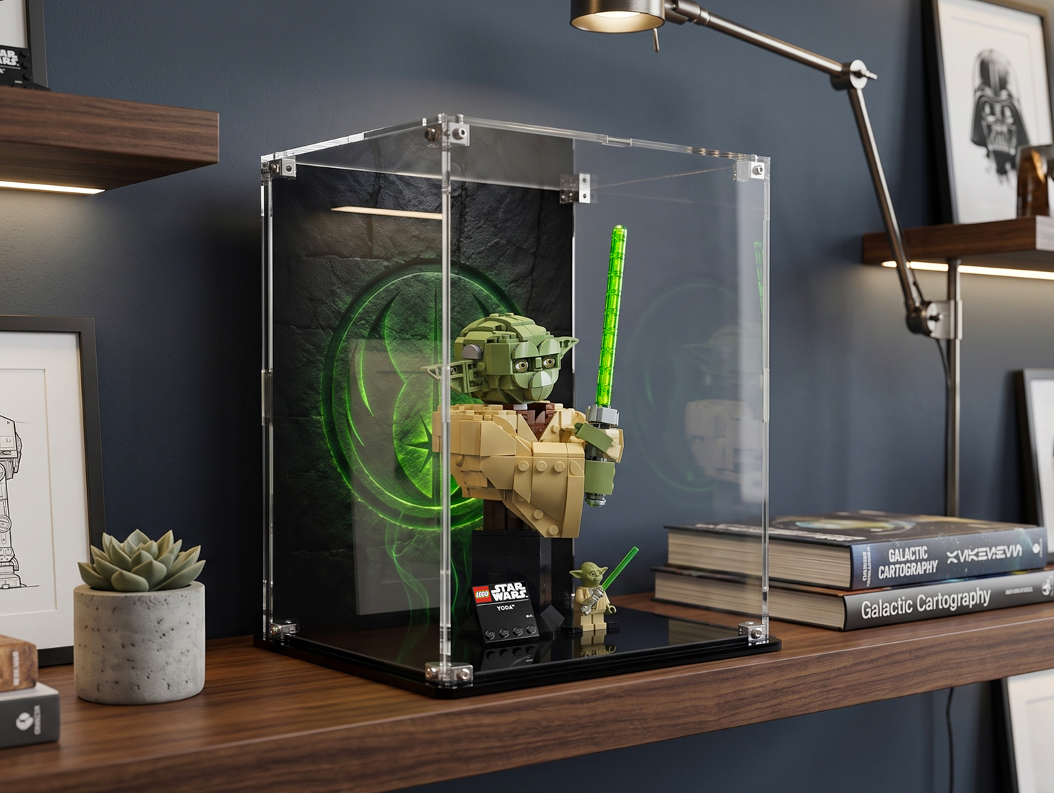 LEGO® Yoda™ Bust (75438) Display Case