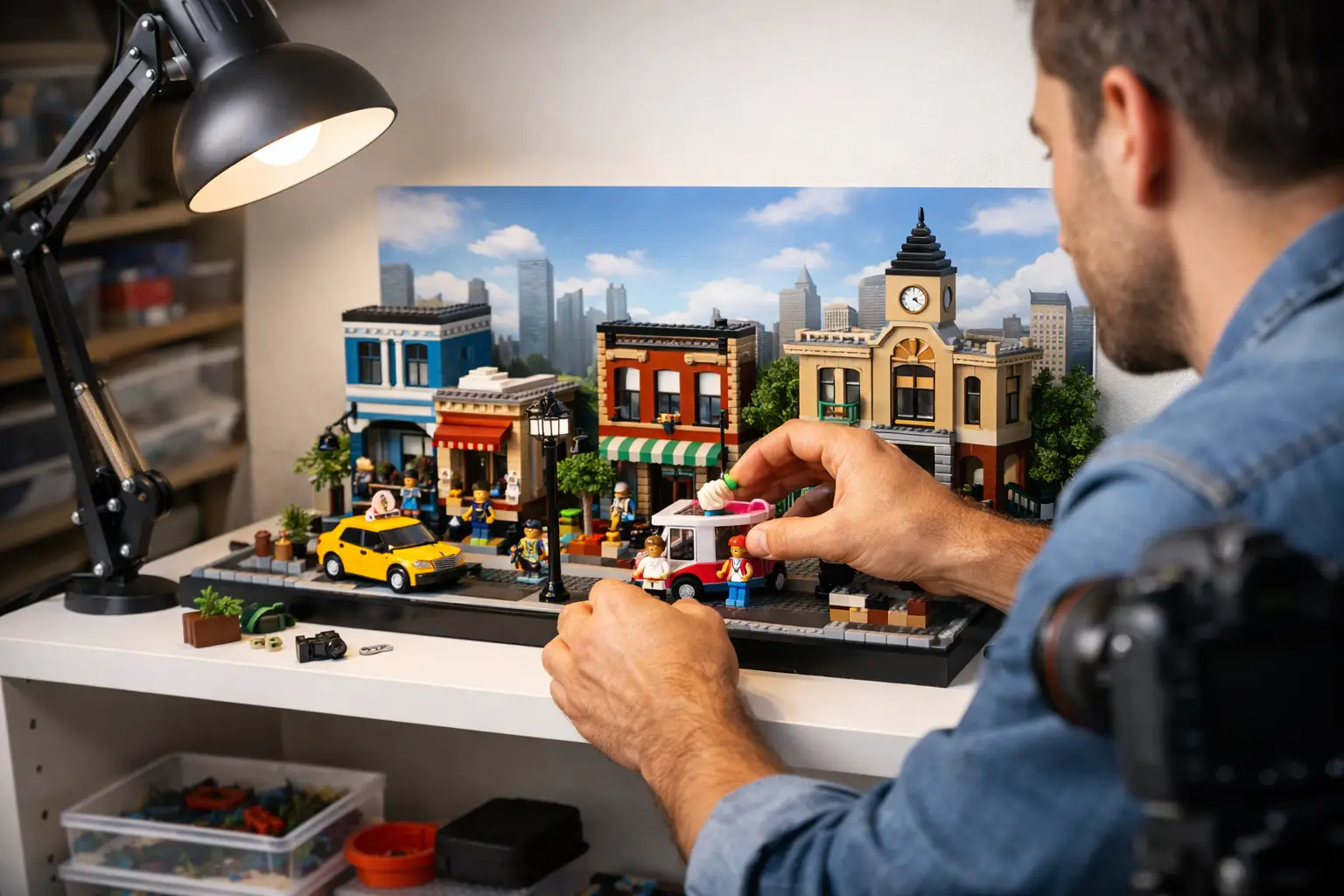 Custom LEGO Display Backgrounds That Complete a Set