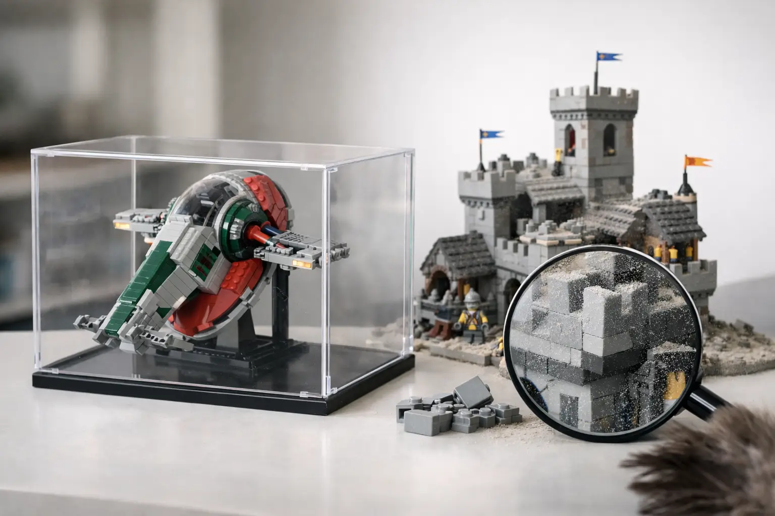 Do Acrylic Display Cases Reduce Dust on LEGO Sets?