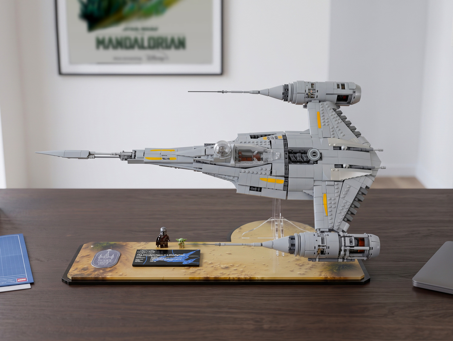 LEGO® Star Wars™ The Mandalorian's N-1 Starfighter™ (75442) Display Stand