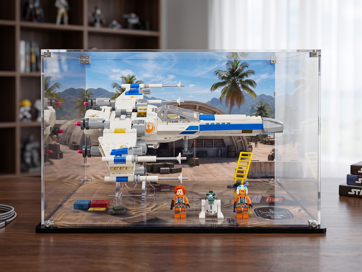 LEGO® Star Wars: New Republic X-Wing Starfighter™ (75460) Display Case