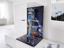 Display Case For BRICK WARS Star Wars™ LEGO® UCS B-Wing Starfighter MOC-BW5001
